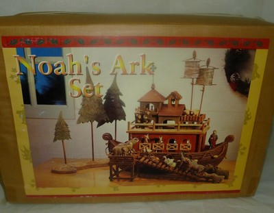 large wooden noah's ark