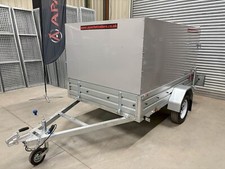 New Apache 8x4 Trailer with Rear Ramp Extra High Sides Galvanised Heavy Duty