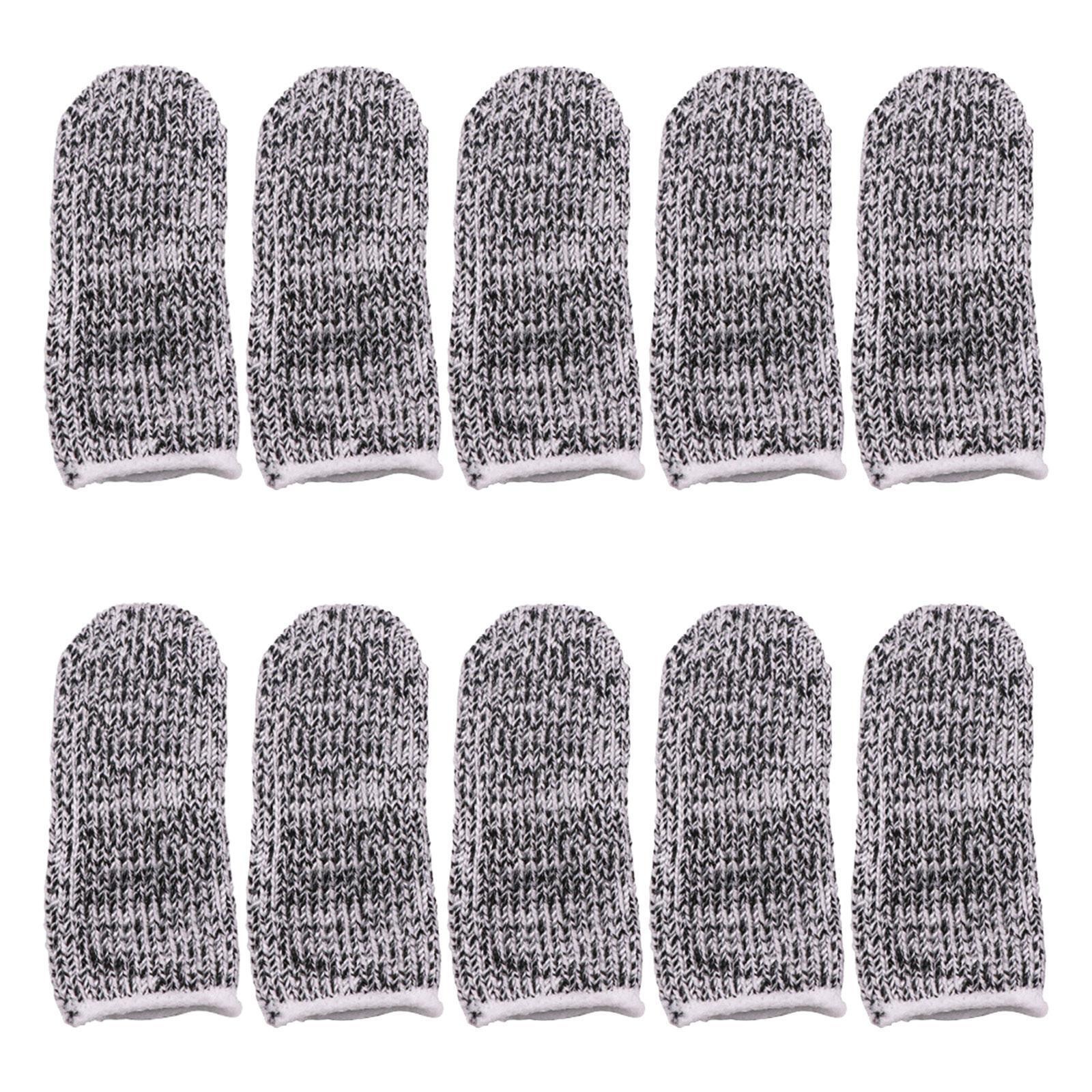 10Pcs Finger Thumb Gloves Finger Thumb Cots Kitchen Fingertip Cover