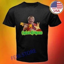 Captain Kangaroo TV Series Men's Black Size S to 3XL