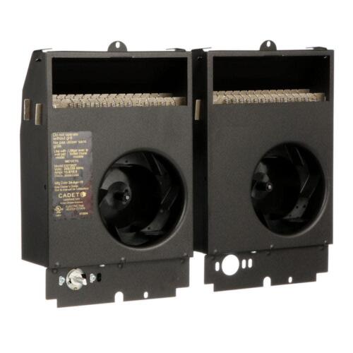 208-volt 3,000-watt Com-Pak Twin In-wall Fan-forced Replacement Electric Heater - Picture 2 of 9
