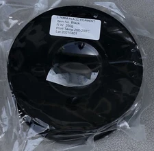 3D Printer Filament 1.75mm PLA PETG SILK PLA 250g - Black