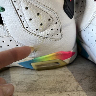 rainbow jordan 6s