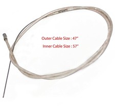 Vespa Bajaj Chetak Front Brake Complete Cable 47" Long GEc