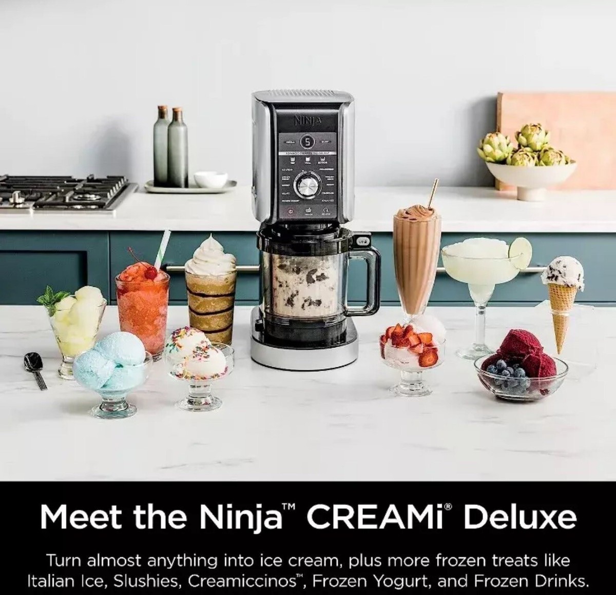 Ninja CREAMi Deluxe 11-in-1 Ice Cream & Frozen Treat Maker NC501