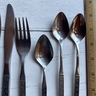 10 Pieces Oneida Ltd 1881 Rogers Spanish Court STAINLESS Knives, Spoons, Fork — photo 5