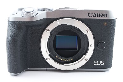 Canon Mirrorless SLR Camera EOS M6 Mark II Body Silver EOSM6MK2SL-BODY