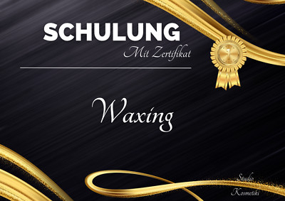 Waxing Schulung Selbststudiuminkl.Zertifikat ! PDF