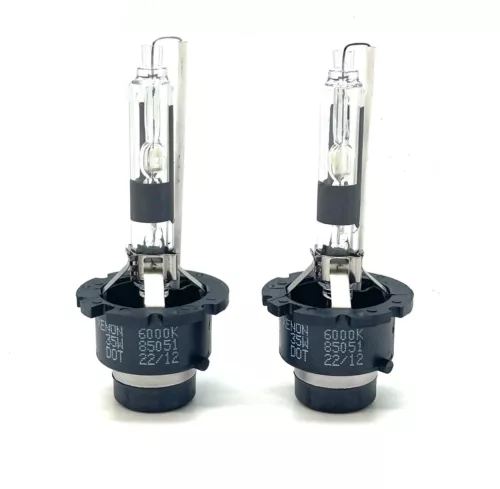 Pair D2R Gas Discharge Xenon HID Headlight Bulbs 4300K 5000K 6000K 8000K 10000K - Picture 1 of 12