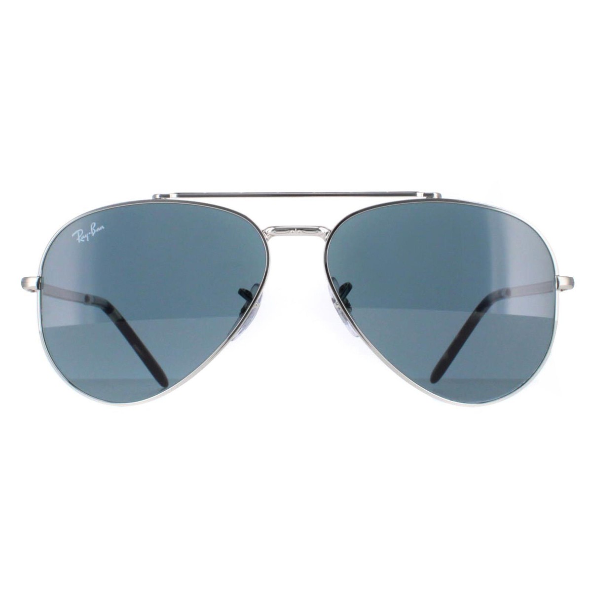 Ray-Ban Sunglasses RB3625 New Aviator 003/R5 Polished Silver Blue 58mm