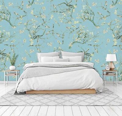 3D Flowering Branch 547NAO Wallpaper Wall Mural Self-adhesive Uta Naumann Fay