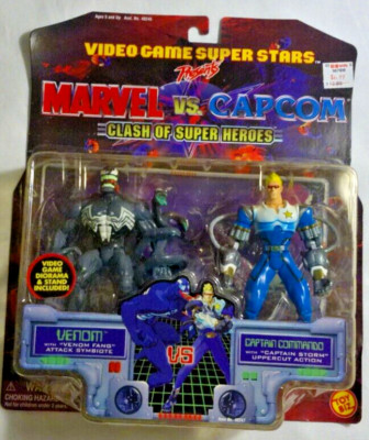 Video Game Super Stars presents Marvel vs. Capcom Venom vs. Captain Commando NIB
