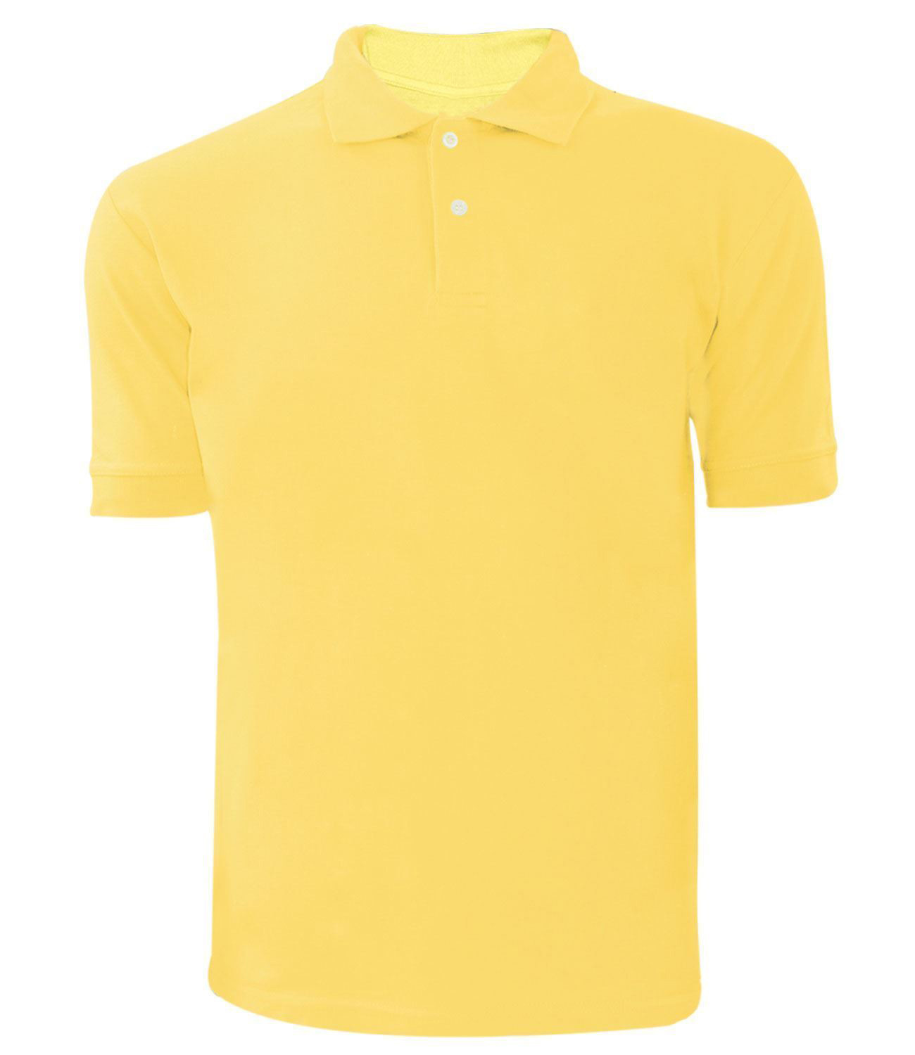 Mens Polo Shirts Plain T Shirt Pique Cotton Short Sleeves Regular Fit