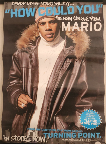 Mario 2-seitiges Poster 2004 11"x17" GUTER ZUSTAND!!!! - Bild 2 von 6
