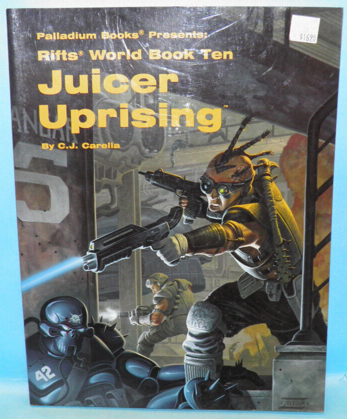 Palladium Books RIFTS World Book Ten Juicer Uprising 2nd Print Softcover RPG eBay