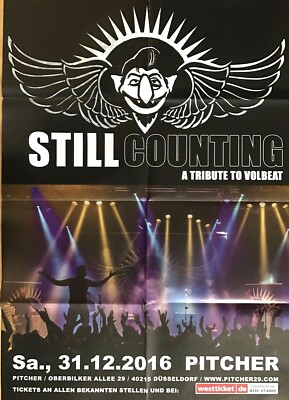 STILL COUNTING 2016 DÜSSELDORF - Orig. Concert Poster - Konzert Plakat - DIN A1