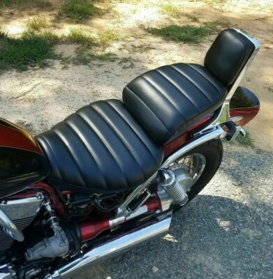 SUZUKI VS1400 INTRUDER GLP 1987-2004 Custom 3 Piece Seat Cover / Backrest Cover 