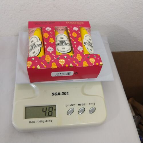 L'Occitane Limited Edition ROSE CITRON MEYER Hand Cream Trio Set 30ML X 3 NEW - Picture 4 of 4