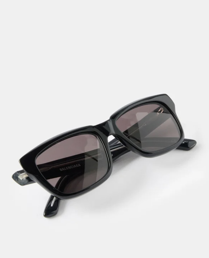 NEW Balenciaga BB0346S-001 Black Sunglasses | eBay