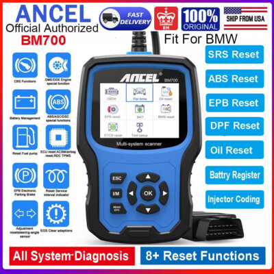 Check Engine OBD2 Scanner Transmission ABS SRS Code Reader Diagnostic Scan Tool