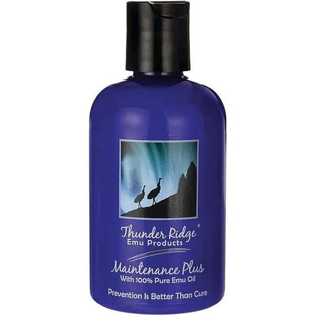 Thunder Ridge Emu Products Maintenance Plus со 100% чистым маслом эму 4 жидких унции Liq