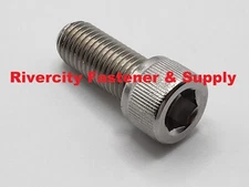 (10) 5/16-24x3/4 Socket Allen Head Cap Screws Stainless Fine Thread Bolts 