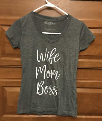 Shop 4 Ever SMALL gray Women's T Shirt 