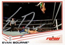 Evan Bourne Matt Sydal WWE 2013 Topps RAW #14 Wrestling Trading Card Game AEW