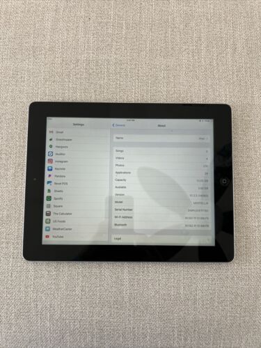 Apple iPad 4th Gen., 16GB, Wi-Fi, 9.7" - Black (MD510LL/A) - Afbeelding 1 van 3