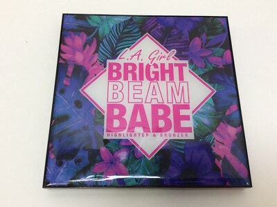 LA Girl Bright Beam Babe Electrifying Highlight & Bronzer Palette, Free Shipping