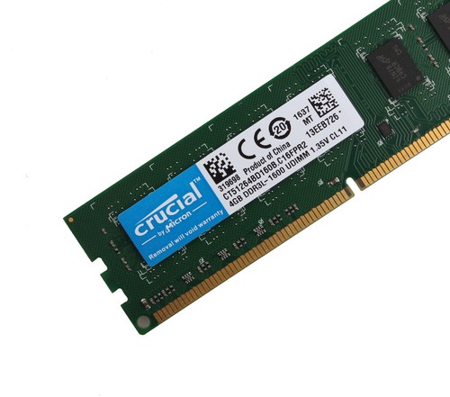 Crucial 4GB 8GB 240-Pin DDR3 SDRAM DDR3L 1600 PC3L 12800 RAM Desktop Memory Lot - Picture 7 of 17