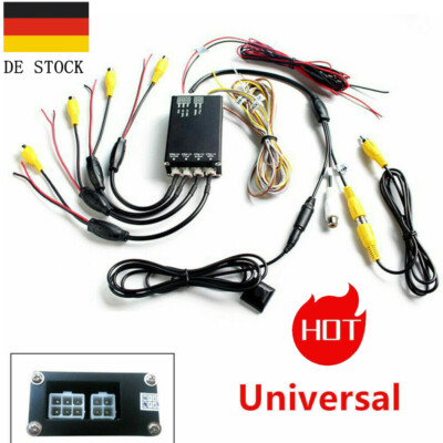 360° Auto Grad Parking Panorama Nahtlose 4-Kamera Parkplatz System Kits DE