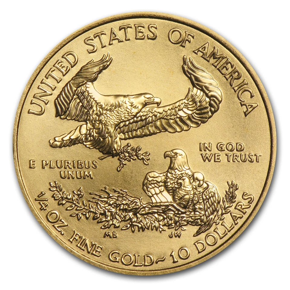 2017 1/4 oz American Gold Eagle BU - Image 2 of 3