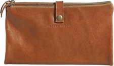 Clairefontaine - Portefeuille plat crayon et brosse en cuir Flying Spirit
