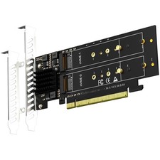 Quad M.2 NVMe PCIe 4.0 X16 Adapter - 4-Slot Setup