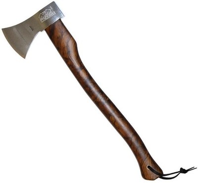 Prandi German Style Hatchet Carbon Steel Axe Head Hickory Handle - 3.011.10.A