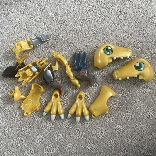 Digimon Wargreymon Agumon Digivolving  Figure Vintage Bandai 1999 Spare Parts