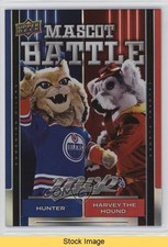 2025-26 Upper Deck MVP Mascot Battles Hunter Harvey The Hound #MB-1 READ 17fk