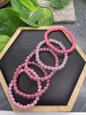 5 PC Child  s Kid Beaded Stackable 2  Diameter Plus Stretch Bracelet Set B163