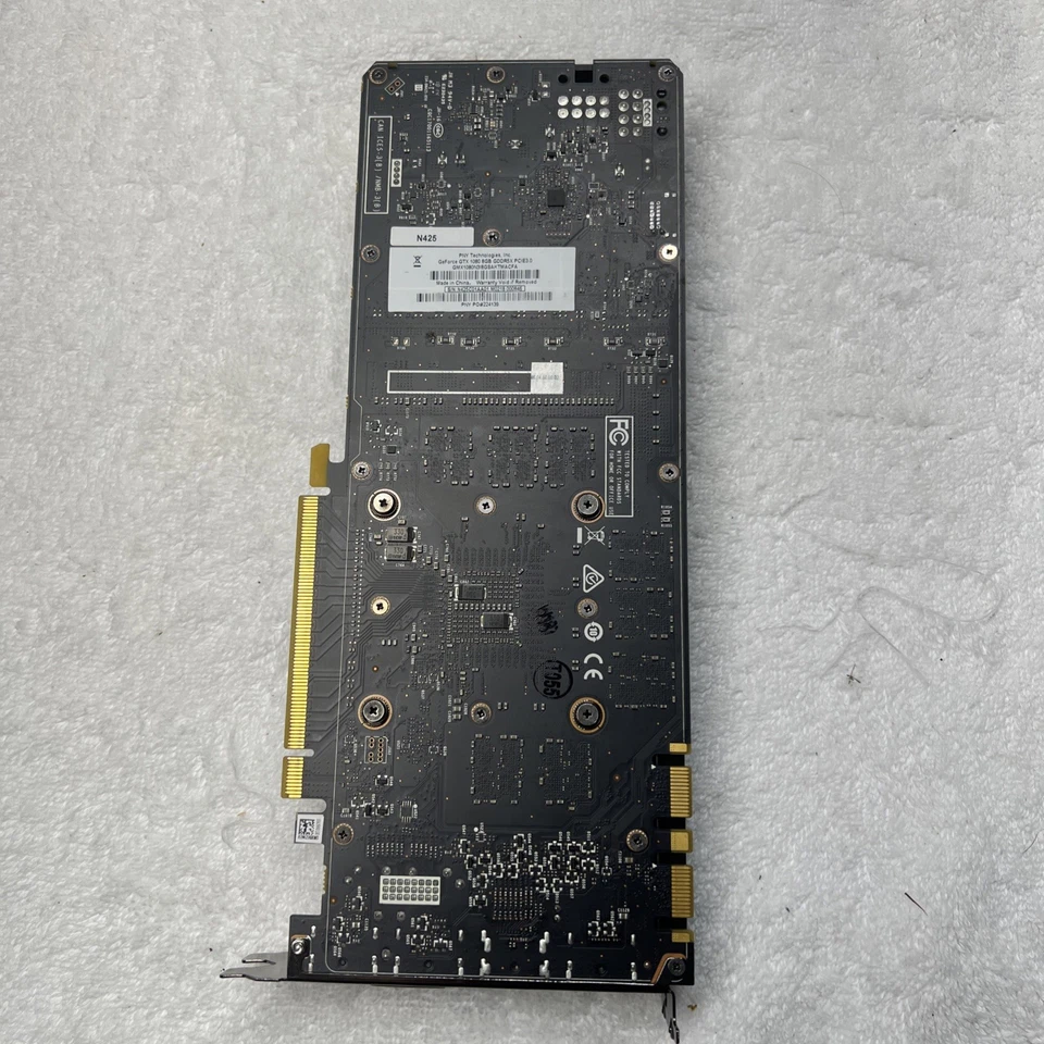 PNY NVIDIA GeForce GTX 1080 8GB GDDR5X PCIe 3.0 Gaming GPU - Tested, Working - Image 2 of 4