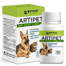Integratore Articolazioni Cani,Gatti | ARTIPET, 180 cpr, Condroitina,Glucosamina