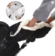 Universal Winter Stroller Gloves Windproof Waterproof Baby Pushchair Accessory