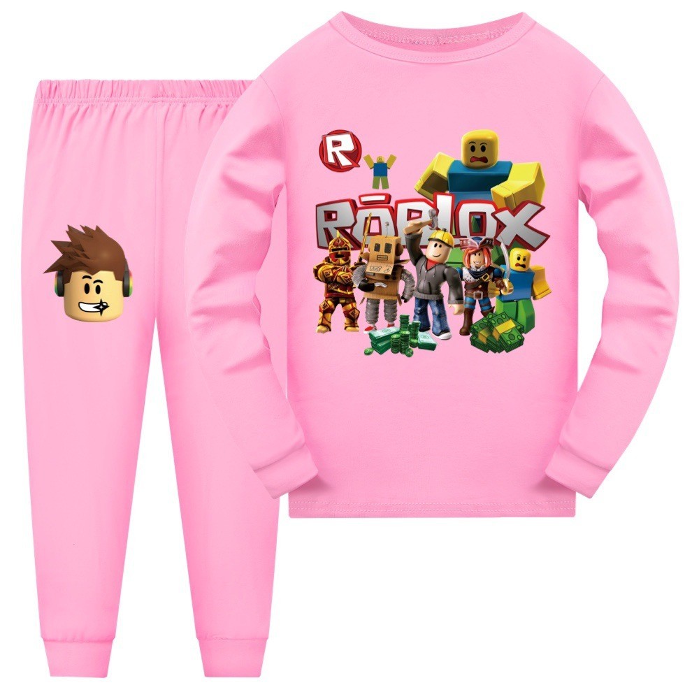 Roblox Game Print Kids Boys Hoodie T-shirt &Pants Pajama Set Pyjamas Sleepwear image 8