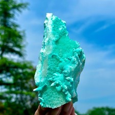 1.39LB Natural Blue Texture Stone Crystal,Heteropolar of Chinese Blue Aragonit