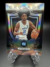 2019-20 Panini Prizm Draft Picks - Crusade Coby White #61 Silver Prizm (RC)