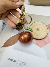 Sparkling Resin Apple Bag Pendant