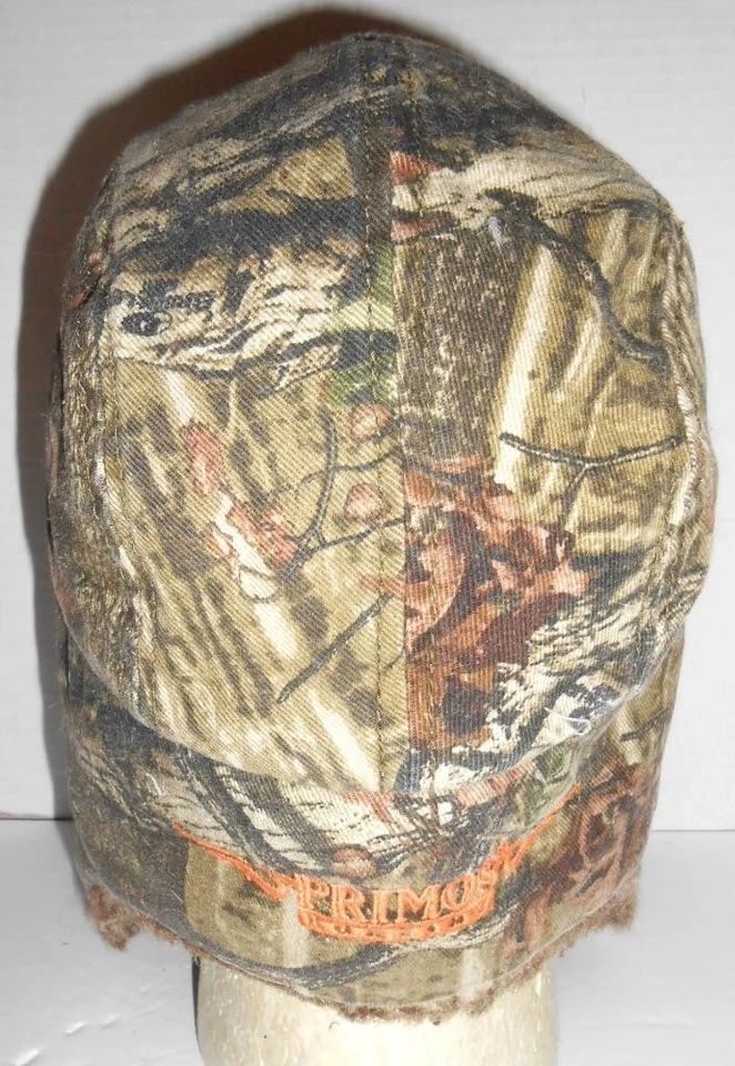 Vintage PRIMOS Hunting Calls Camo Trapper Bomber Hat B109 - Image 2 of 4