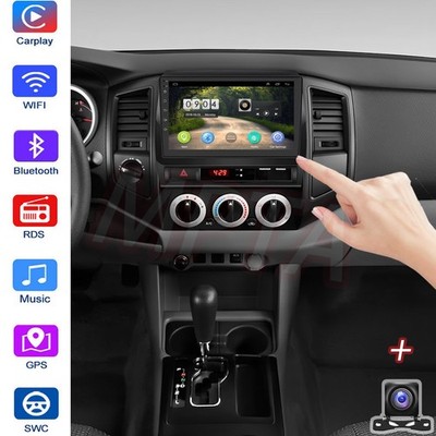 Carplay 9'' Android 15 Car Stereo Radio GPS Navi RDS For Toyota Tacoma 2005-2013