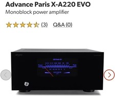 Combo 2x Advance Paris X-A220 / HiFi power amplifier