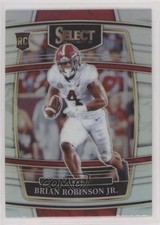 2022 Panini Select Draft Picks Concourse Silver Prizm Brian Robinson Jr #84 2xd